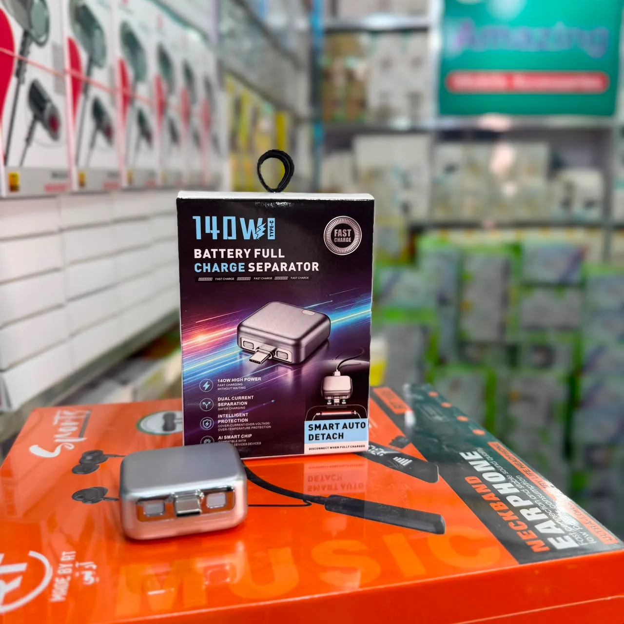 140W Smart Auto‑Disconnect Type‑C Charge Separator