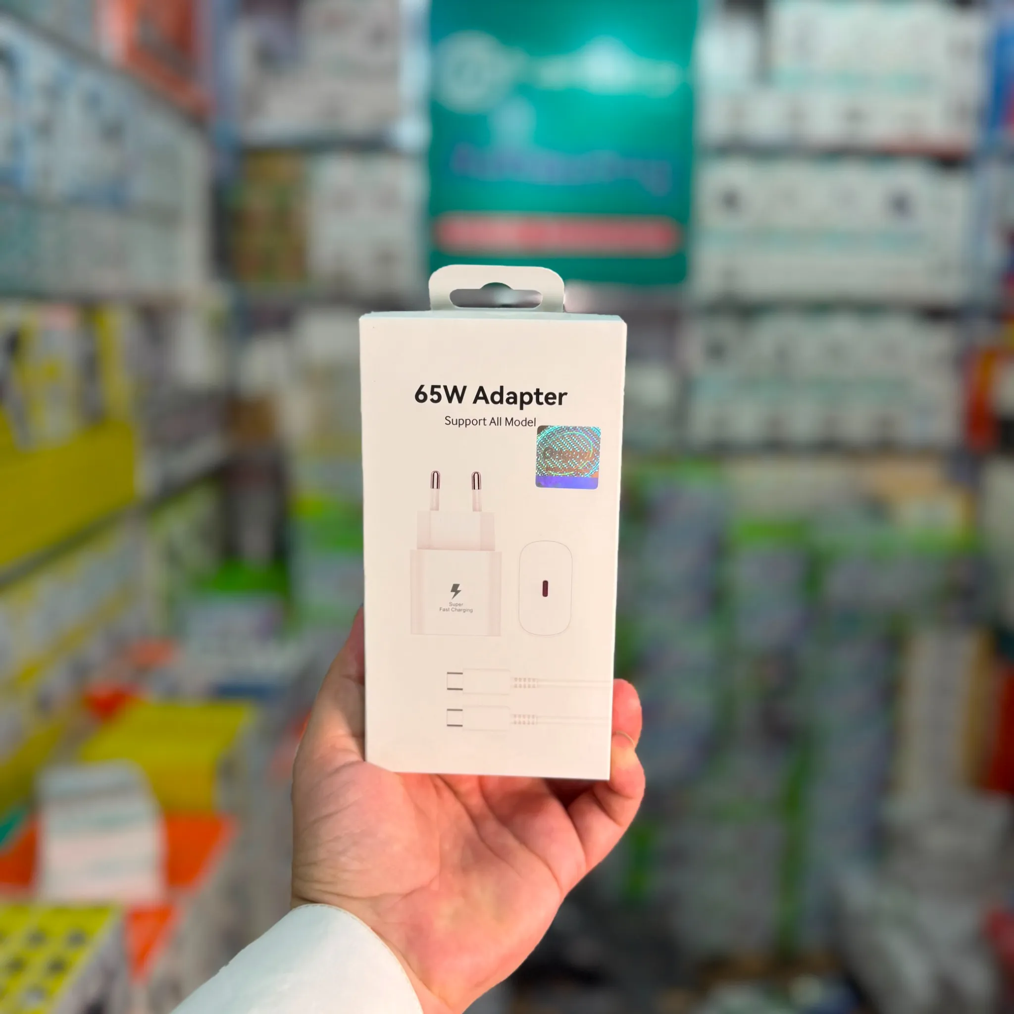 65W USB-C Super Fast Travel Adapter with Type-C Cable
