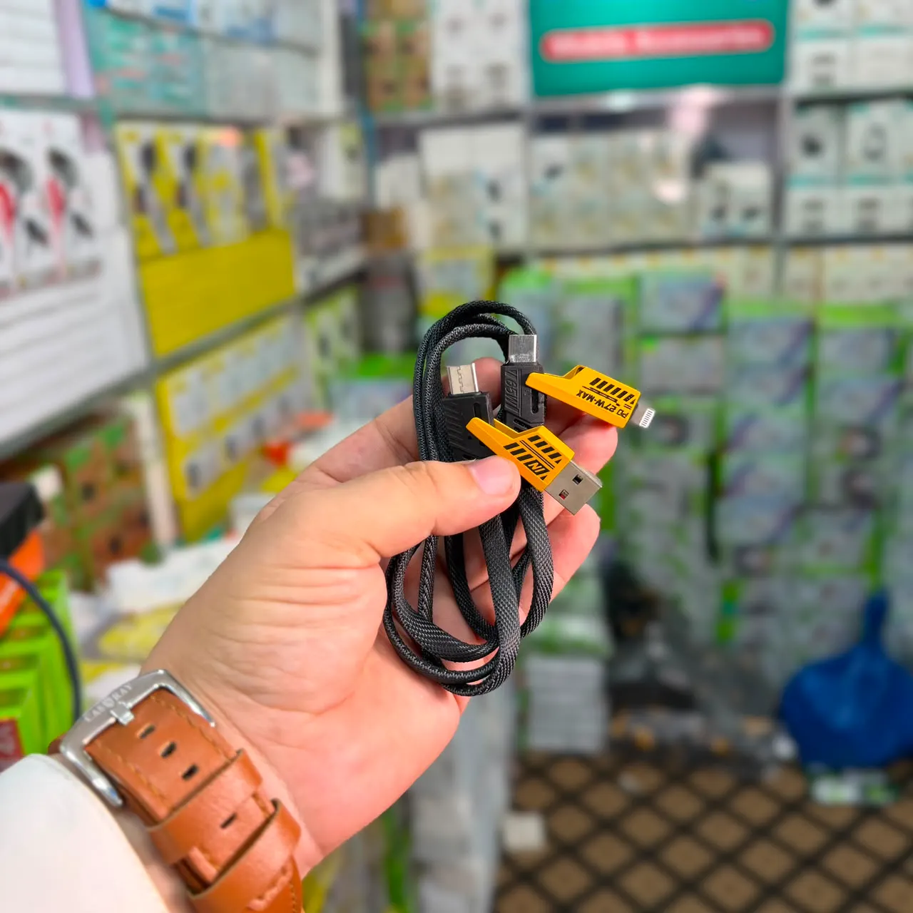 4-in-1 Fast Charging Cable - Up to 27W PD