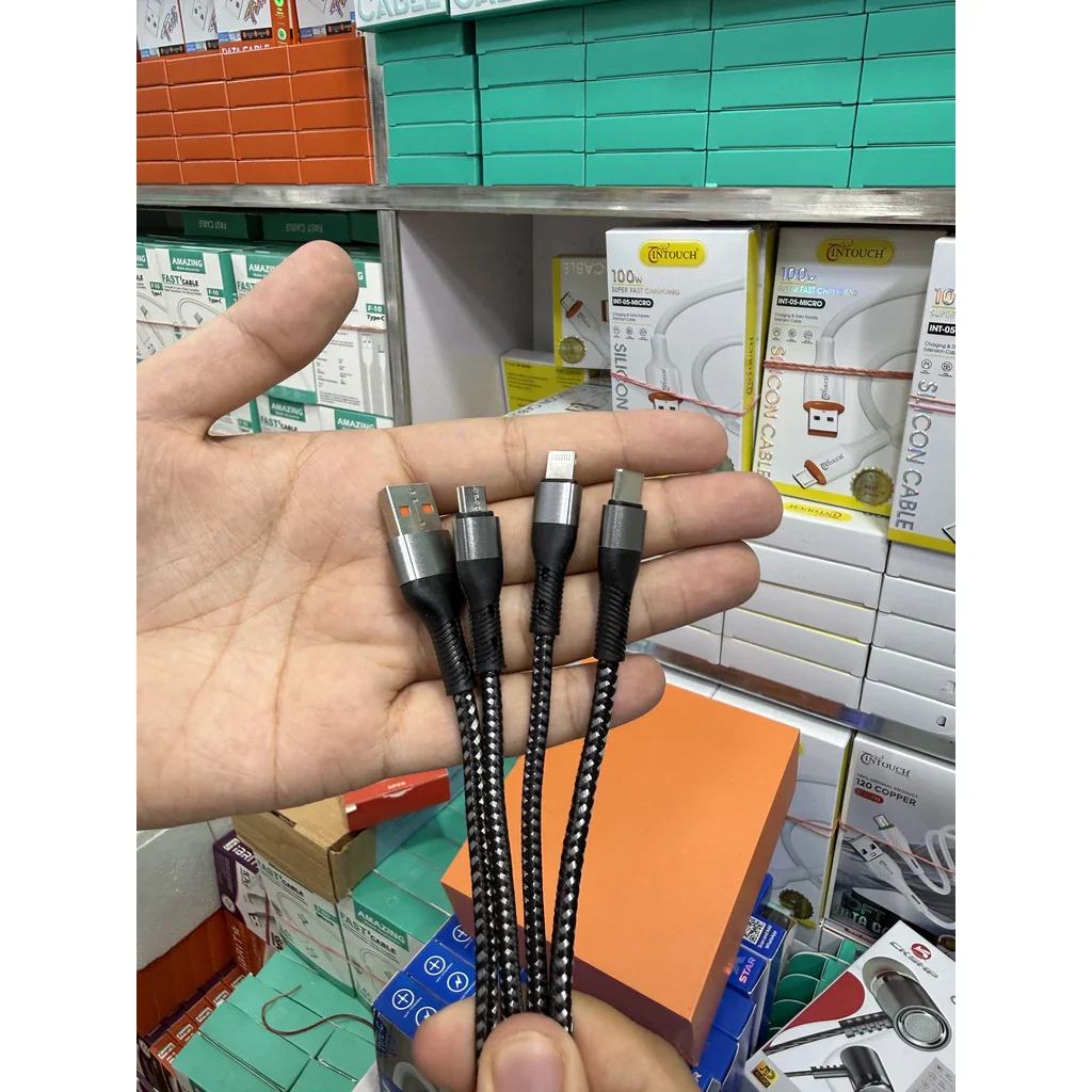 BIGBOSH MBA13A 3 in 1 Braided Data Cable