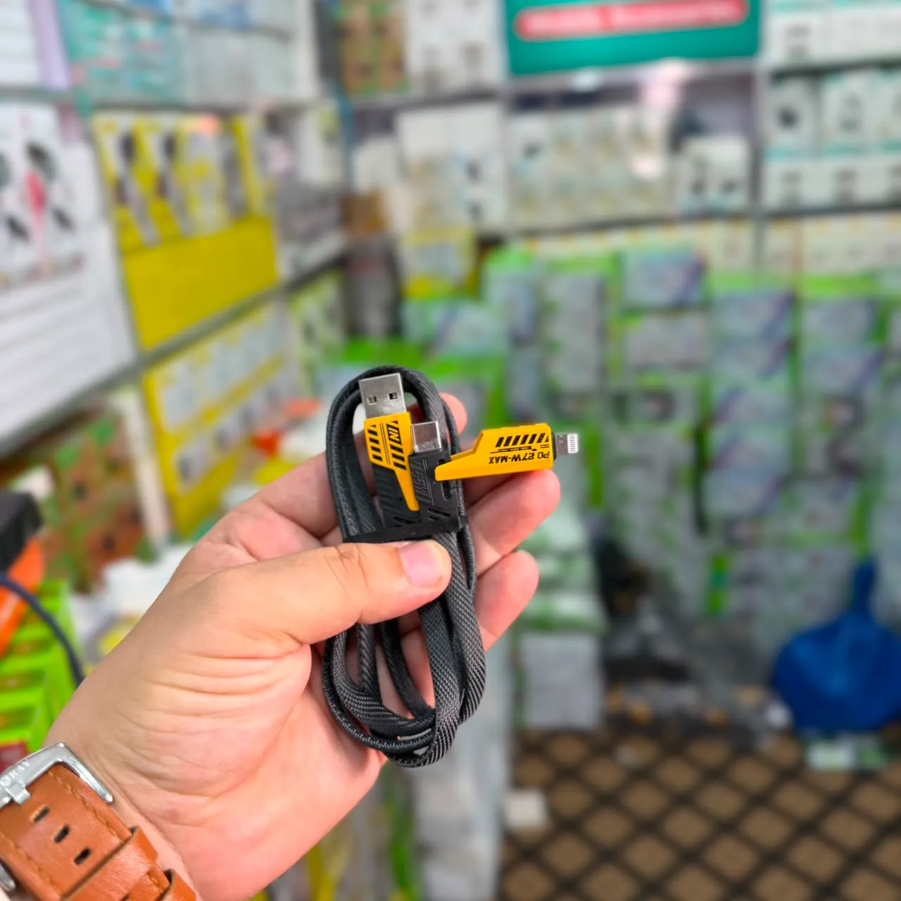 4-in-1 Fast Charging Cable - Up to 27W PD