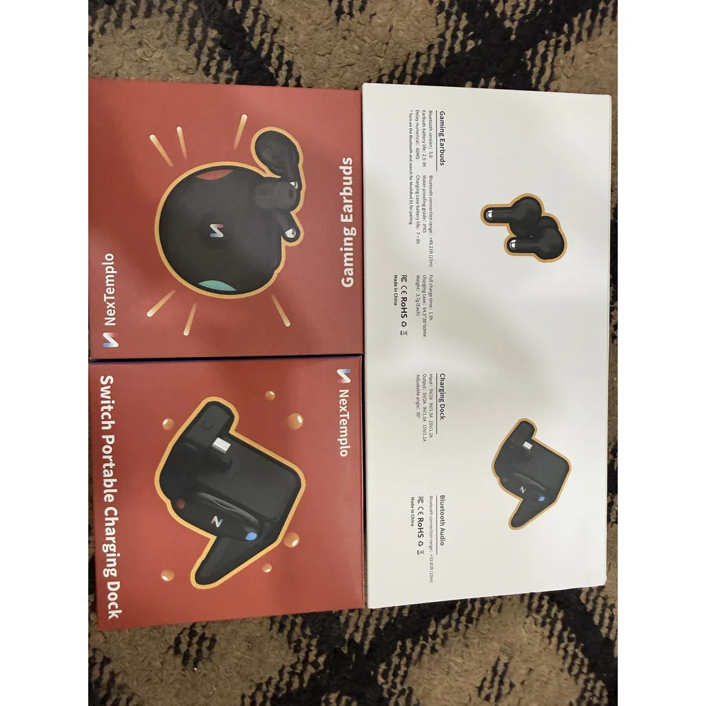 NexTemplo Gaming Earbuds